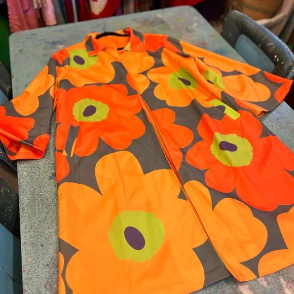 Warhol Inspired Flower Printed Jacket - Picture 9 of 14